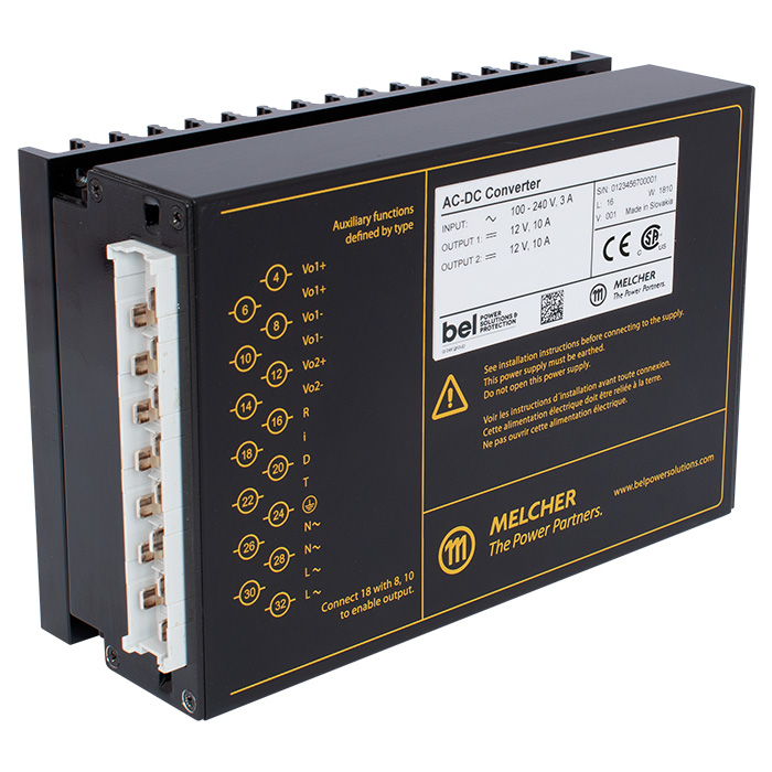 【LRP2660-9B】AC-DC,90-264V INPUT, 24V/24V/6.2