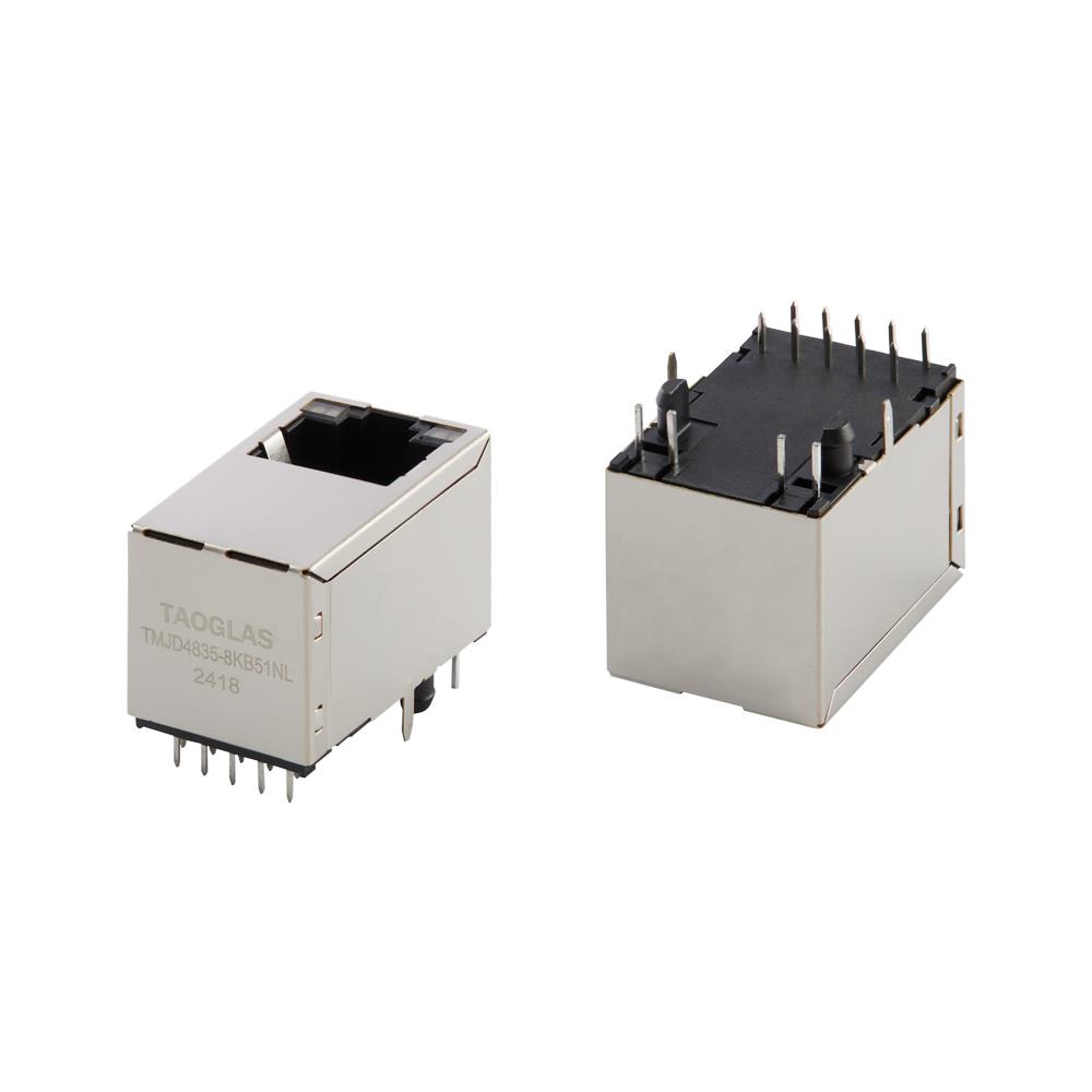 【TMJD4835-8KB51NL】RJ45 ICM, 1X1, 1G BASE-T, VERTIC