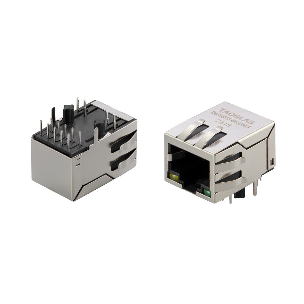 【TMJG4813-8KGDNL4】RJ45 ICM, 1X1, 1G BASE-T, SHORT