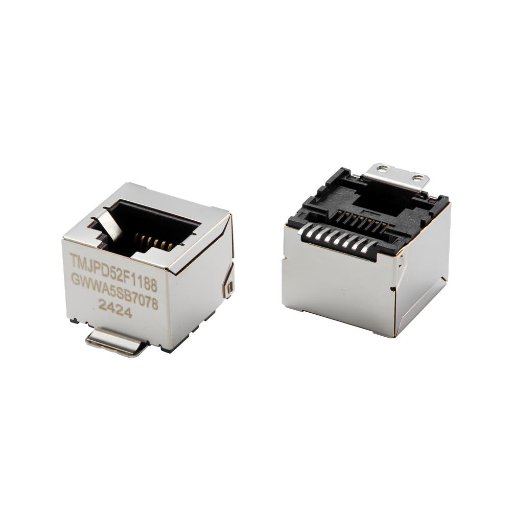 【TMJPD52F1188GWWA5SB7078】PURE RJ45, 1X1, VERTICAL, SMT, S