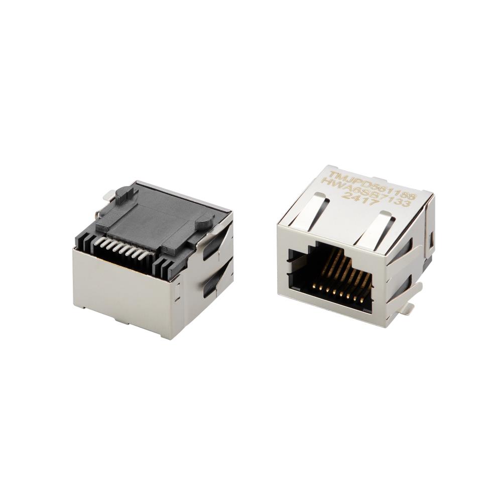 【TMJPD561188HWA6SB7133】PURE RJ45, 1X1, SHIELDED EMI FIN