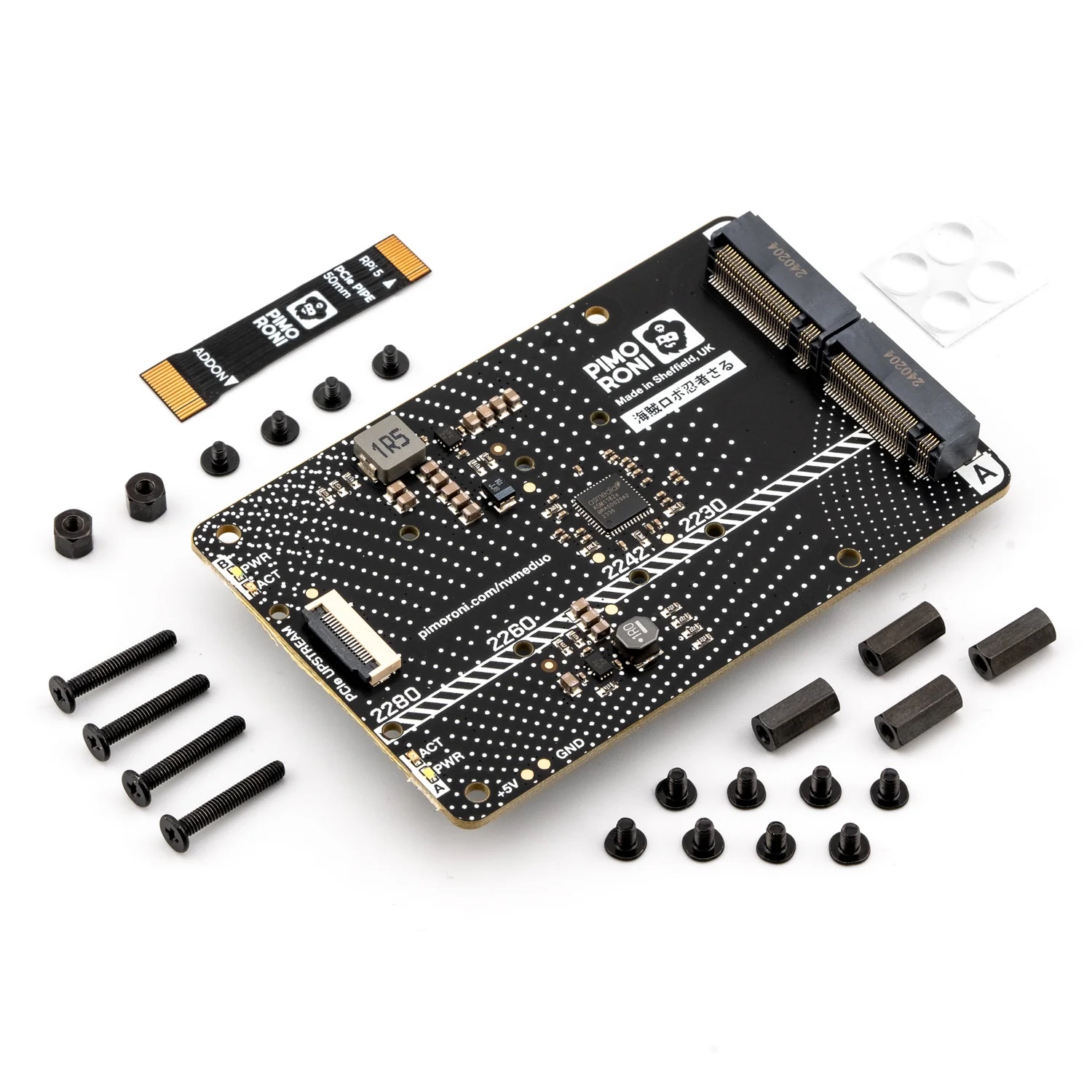 【PIM704】NVME BASE DUO FOR RASPBERRY PI 5