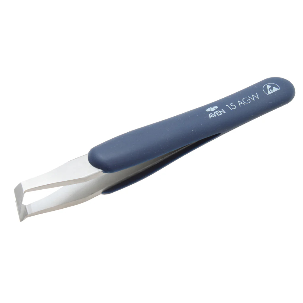 【18114ER】TWEEZERS 15AGW, ACCUTEK WITH ESD