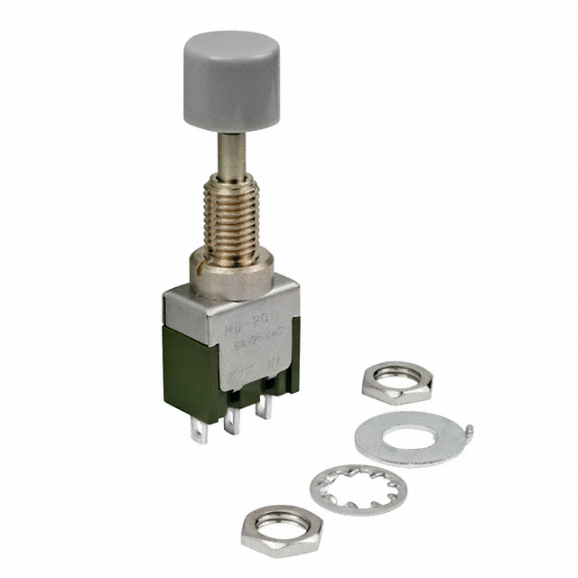 Pushbutton Switch SPDT Standard Panel Mount, Rear