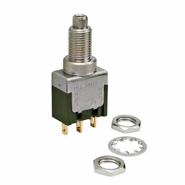 Pushbutton Switch SPDT Standard Panel Mount, Rear