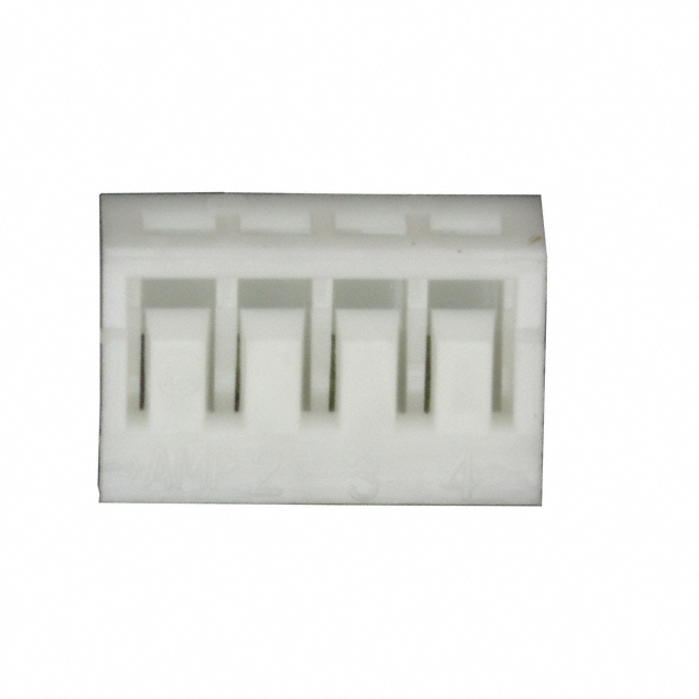 4 Rectangular Connectors - Housings Receptacle White 0.079 (2.00mm)
