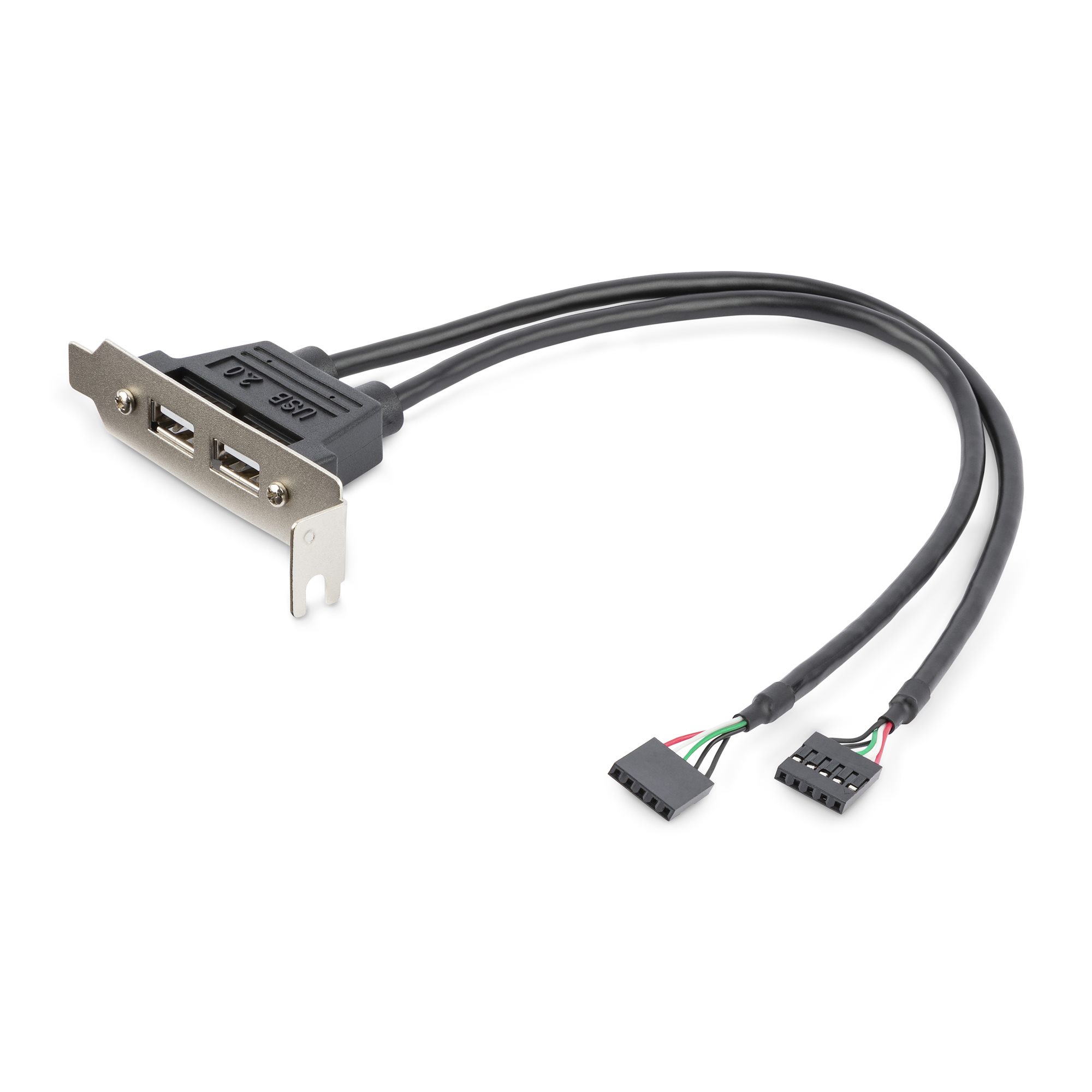 【USBPLATELP】2 PORT USB SLOT PLATE ADAPTER