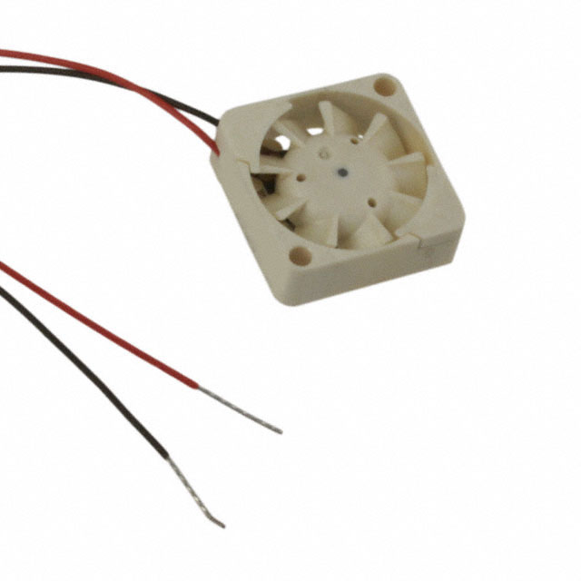 Fan Tubeaxial 3VDC Square - 10mm L x 10mm H Vapo-Bearing 0.121 CFM (0.003m3/min) 2 Wire Leads