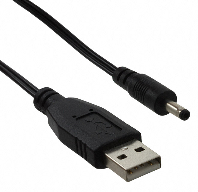 디바이스마트,케이블/전선 > 어셈블리 케이블 > 변환젠더,,10-00248,CABLE USB-A 3.5X1.35 CNTR POS / Digi-Key Part Number : 839-1022-ND