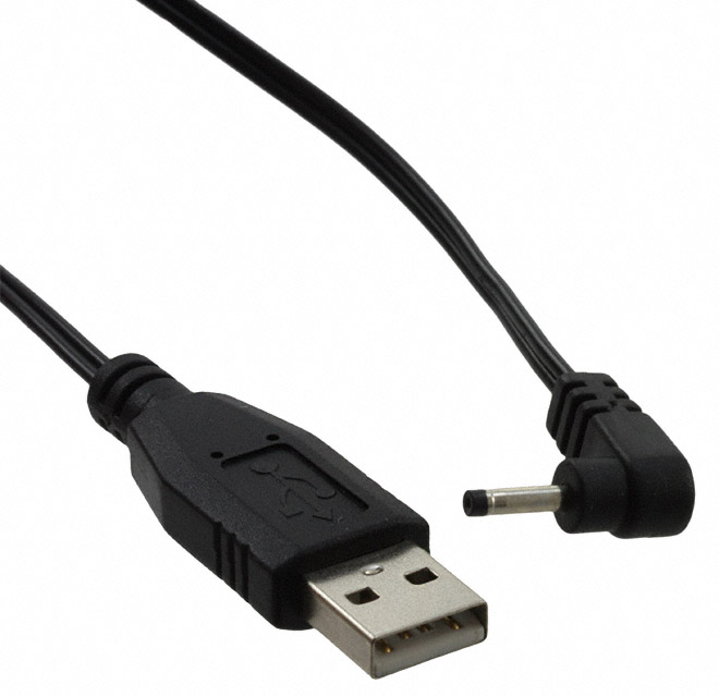디바이스마트,케이블/전선 > 어셈블리 케이블 > 변환젠더,,10-00258,CABLE USB-A 2.35X0.7 CNTR POS RA / Digi-Key Part Number : 839-1028-ND