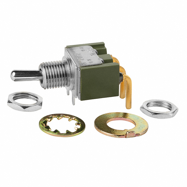 Toggle Switch SPDT Panel Mount, Right Angle