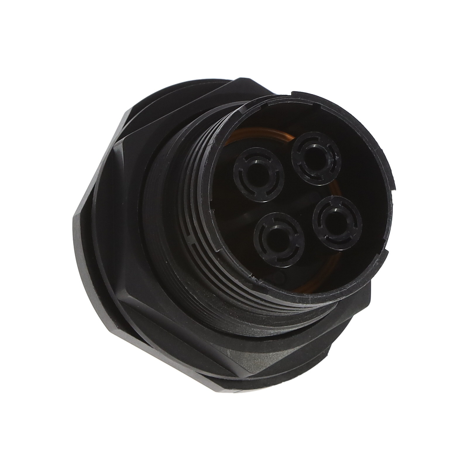 JAM NUT RECEPTACLE 24-4 SOCKET