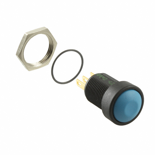 Pushbutton Switch SPDT Standard Panel Mount, Front