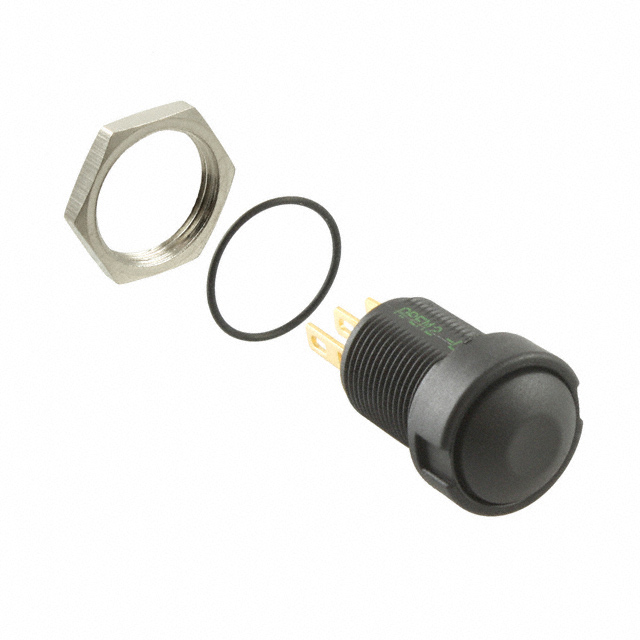 Pushbutton Switch SPDT Standard Panel Mount, Front