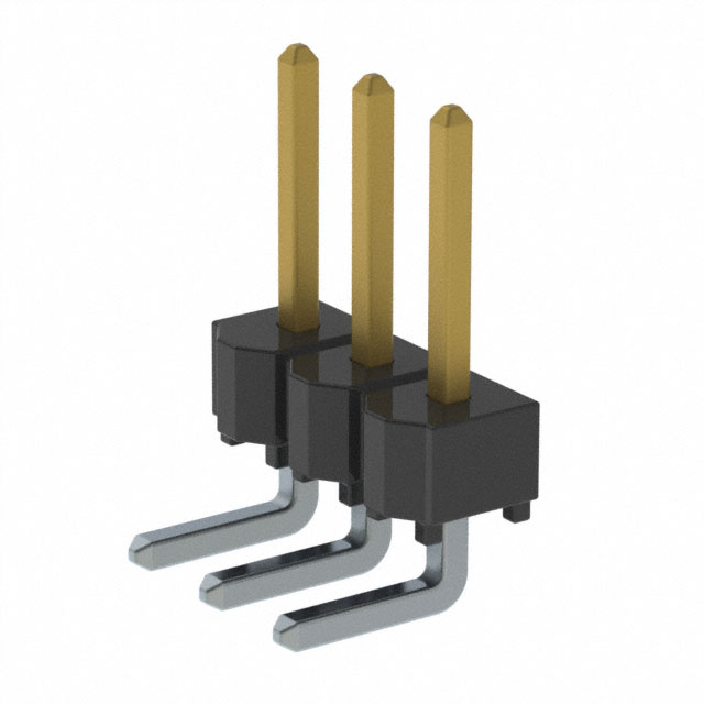 CONN HEADER R/A 3POS 2.54MM