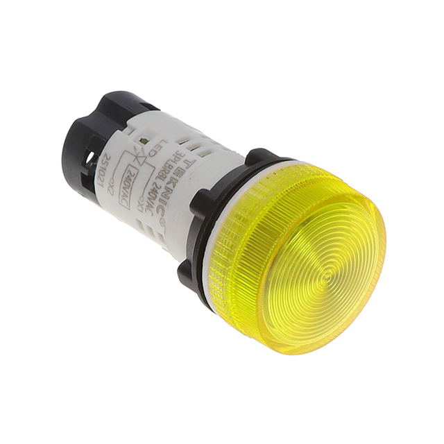 LED PNL IND YELLOW 29.80MM