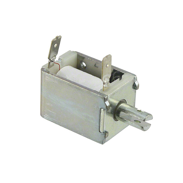 Intermittent Duty Solenoid Open Frame (Pull) Type 0.500 (12.70mm) Stroke 12VDC Chassis Mount