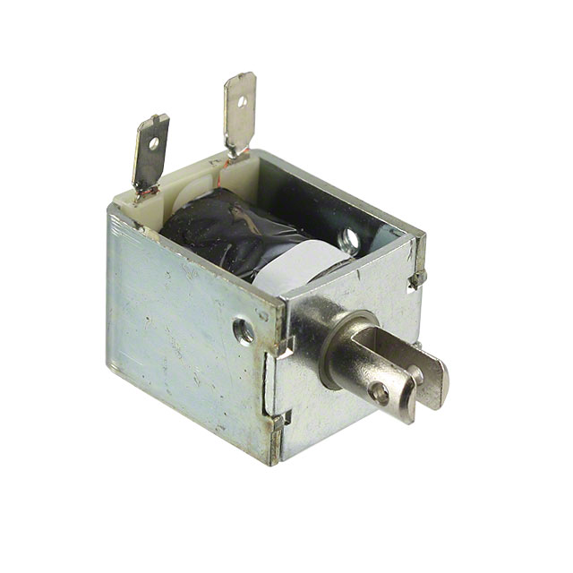 Continuous Duty Solenoid Open Frame (Pull) Type 0.500 (12.70mm) Stroke 24VDC Chassis Mount