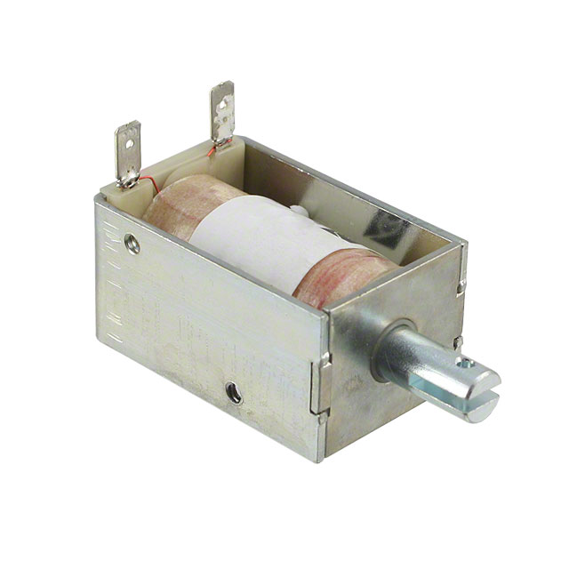 Continuous Duty Solenoid Open Frame (Pull) Type 0.750 (19.05mm) Stroke 12VDC Chassis Mount