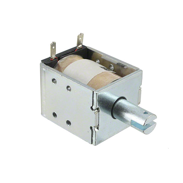 Continuous Duty Solenoid Open Frame (Pull) Type 1.000 (25.40mm) Stroke 12VDC Chassis Mount