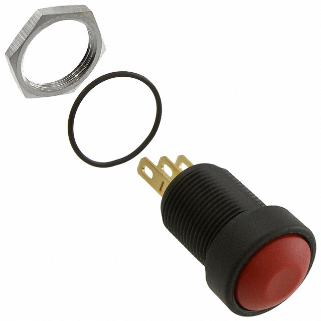 Pushbutton Switch SPDT Standard Panel Mount, Front