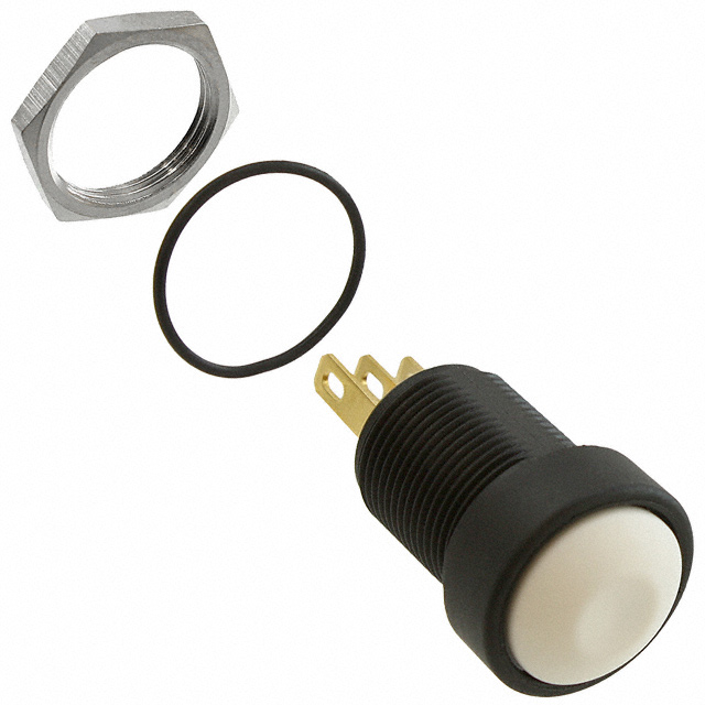 Pushbutton Switch SPDT Standard Panel Mount, Front