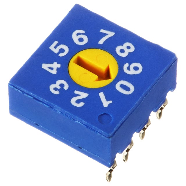 【ERD410RSZ】ROTARY SWITCH, 10P, FLAT TYPE, P