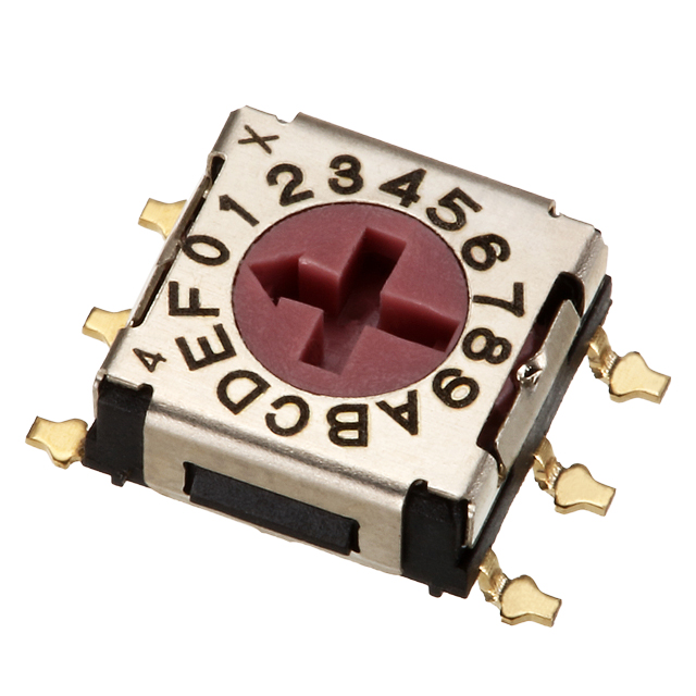 【ERD716AM 06Z】ROTARY SWITCH, 8P, FLAT TYPE, PI