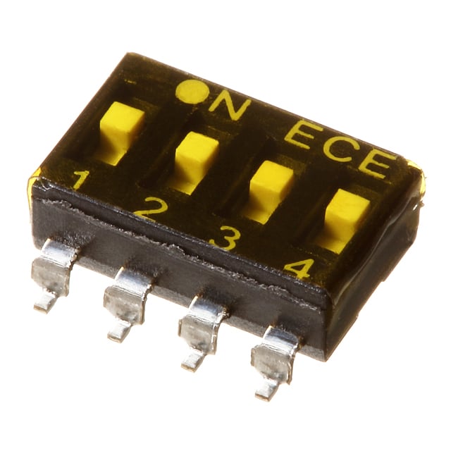 【ESD104LDZ】DIP SWITCH, 4P, SMT, T&R