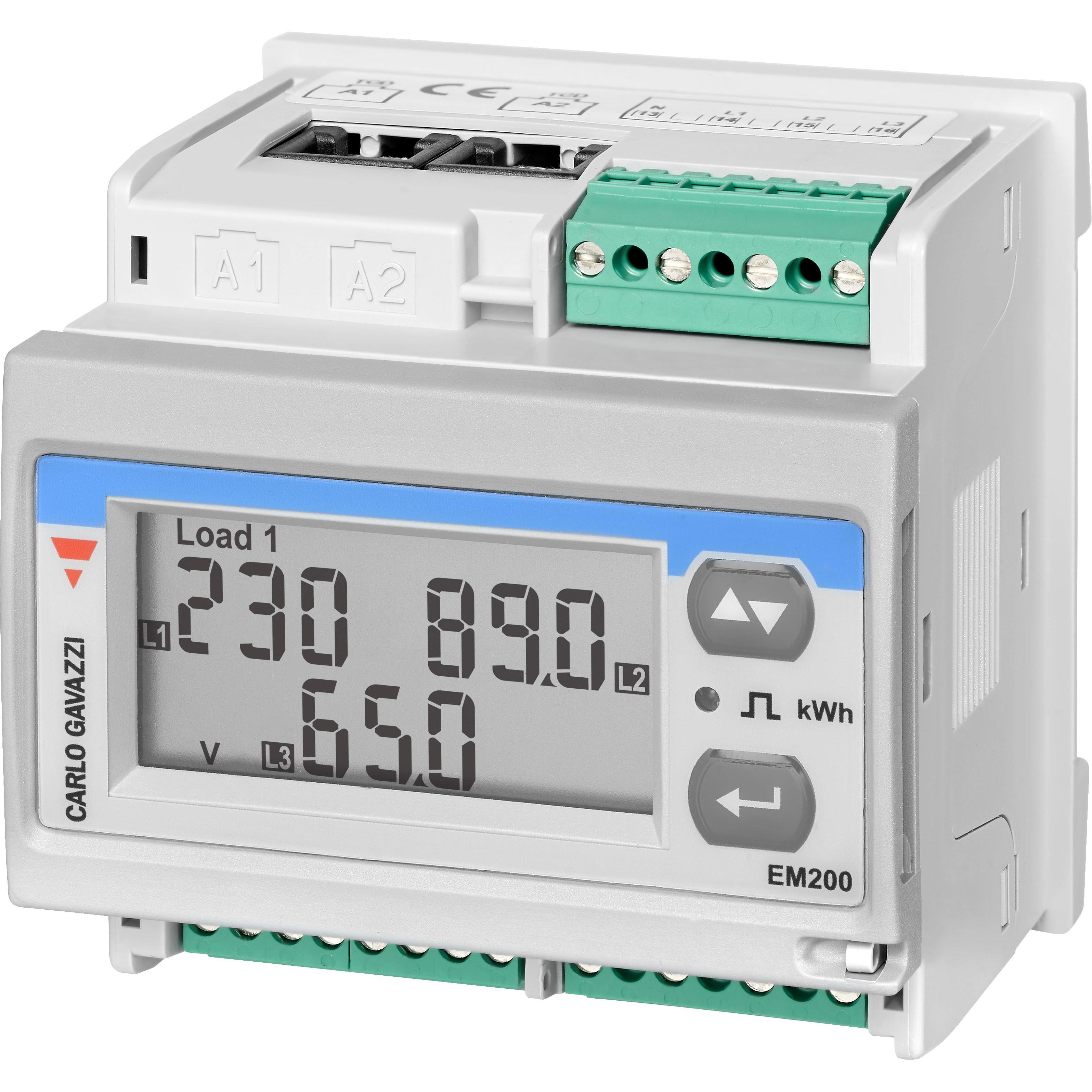 ENERGY MONITOR LCD DIN RL/PNL MT