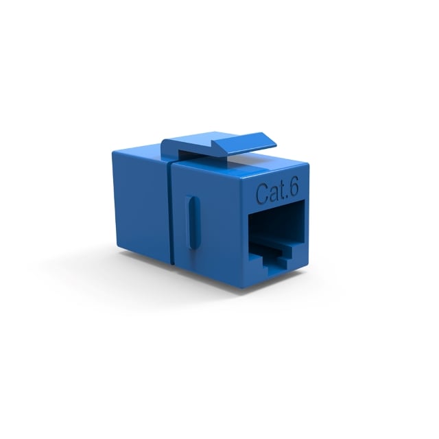 【RJ45-6C-BL】KEYSTONE CPLR CAT6 UNSHD BL