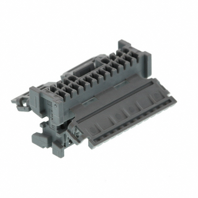 20 Rectangular Connectors - Housings Receptacle Gray 0.079 (2.00mm)