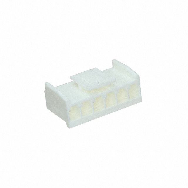 6 Rectangular Connectors - Housings Receptacle White 0.156 (3.96mm)