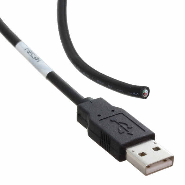 디바이스마트,케이블/전선 > USB 케이블 > USB 케이블(미분류),,1487599-1,USB, A-BLUNT,28/28,BLK,0.83M / Digi-Key Part Number : A128030-ND
