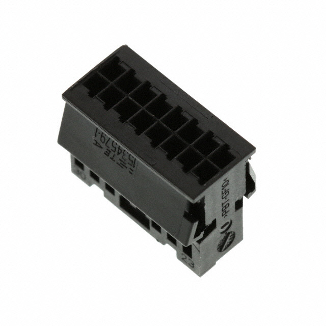 16 Rectangular Connectors - Housings Receptacle Black 0.100 (2.54mm)