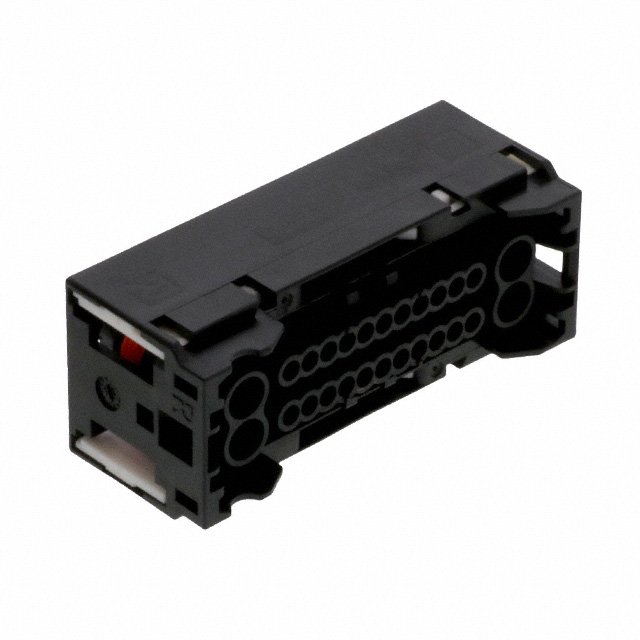 26 Rectangular Connectors - Housings Plug Black 0.157 (4.00mm)