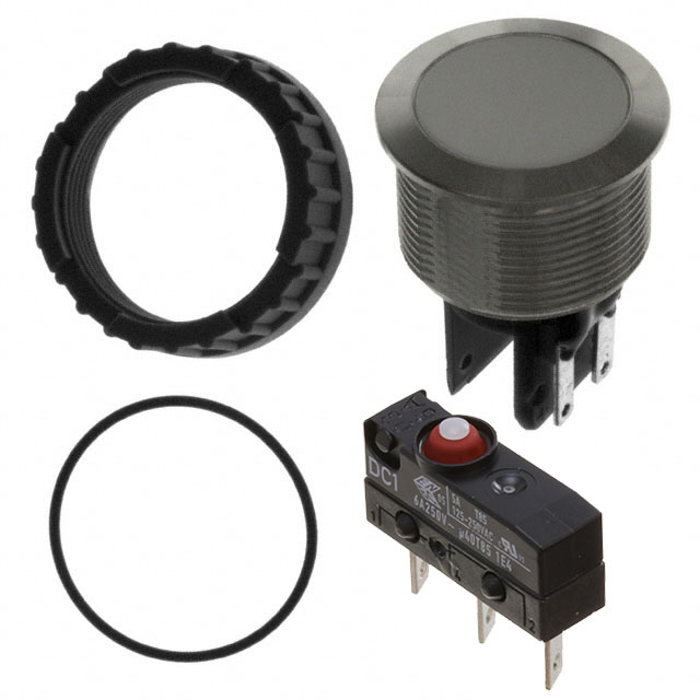 Pushbutton Switch SPDT Anti-Vandal, Illuminated Panel Mount, Front