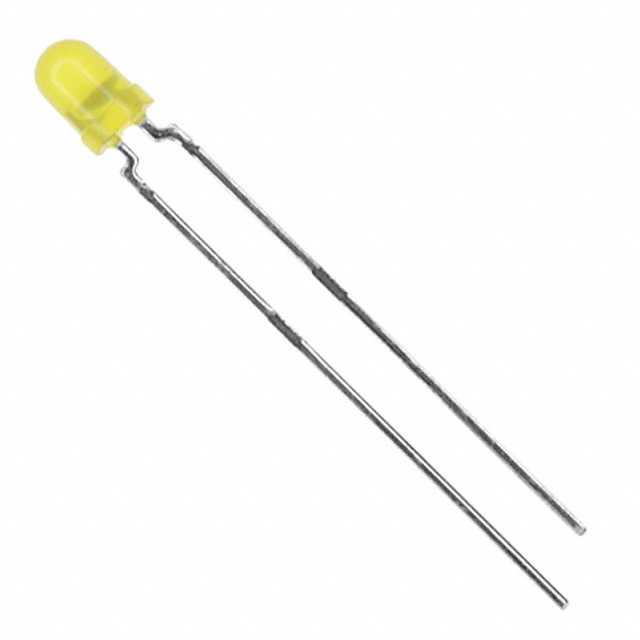 T-1 Diffused Yellow Round Domed-Top LED Radial