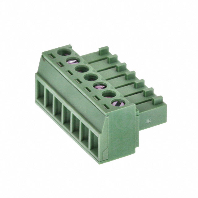 7 Position Terminal Block Plug, Female Sockets 0.138