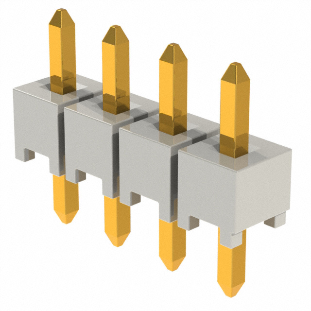 Connector Header Through Hole 4 position 0.100 (2.54mm)