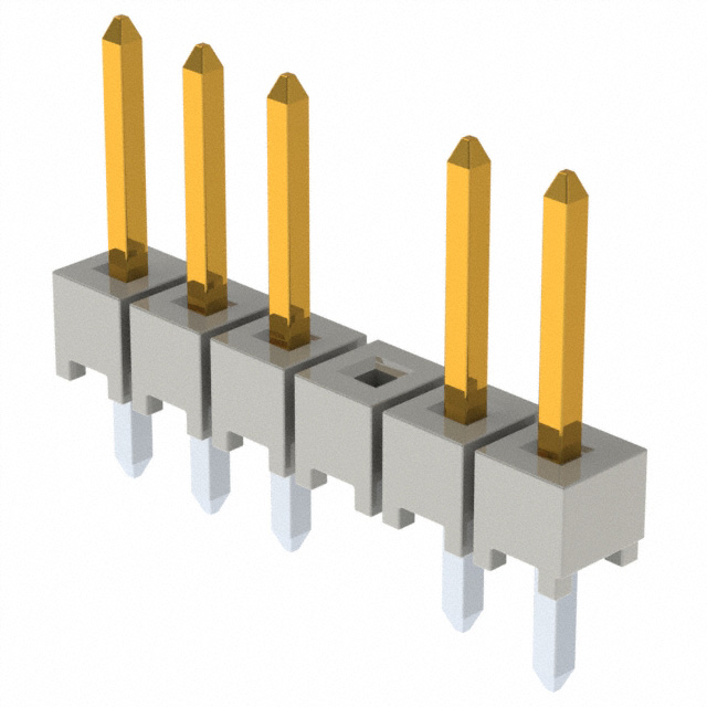 Connector Header Through Hole 6 position 0.100 (2.54mm)