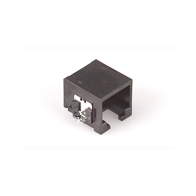 Jack Modular Connector 6p4c (RJ11, RJ14) 90° Angle (Right) Unshielded