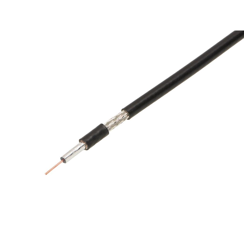 【1000631100】25 AWG CCS SOLID PE 50 OHM PVC J