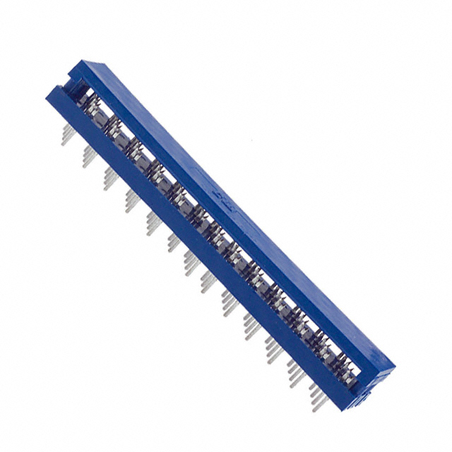 50 Position Ribbon Cable Connector Blue IDC 28-30 AWG, Stranded or Solid Through Hole