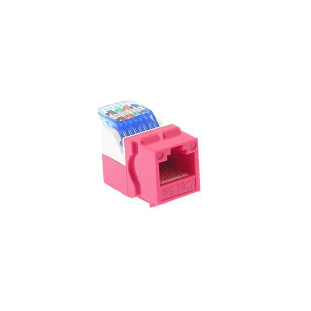 【RJ45-5JUT-RD】CAT.5E TOOL LESS KEYSTONE JK RD