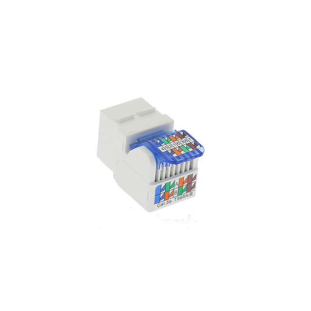 【RJ45-5JUT-WT】CAT.5E TOOL LESS KEYSTONE JK WT