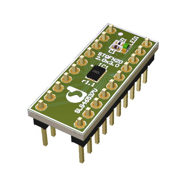 20-PIN DIP PROTO BOARD SLG46537