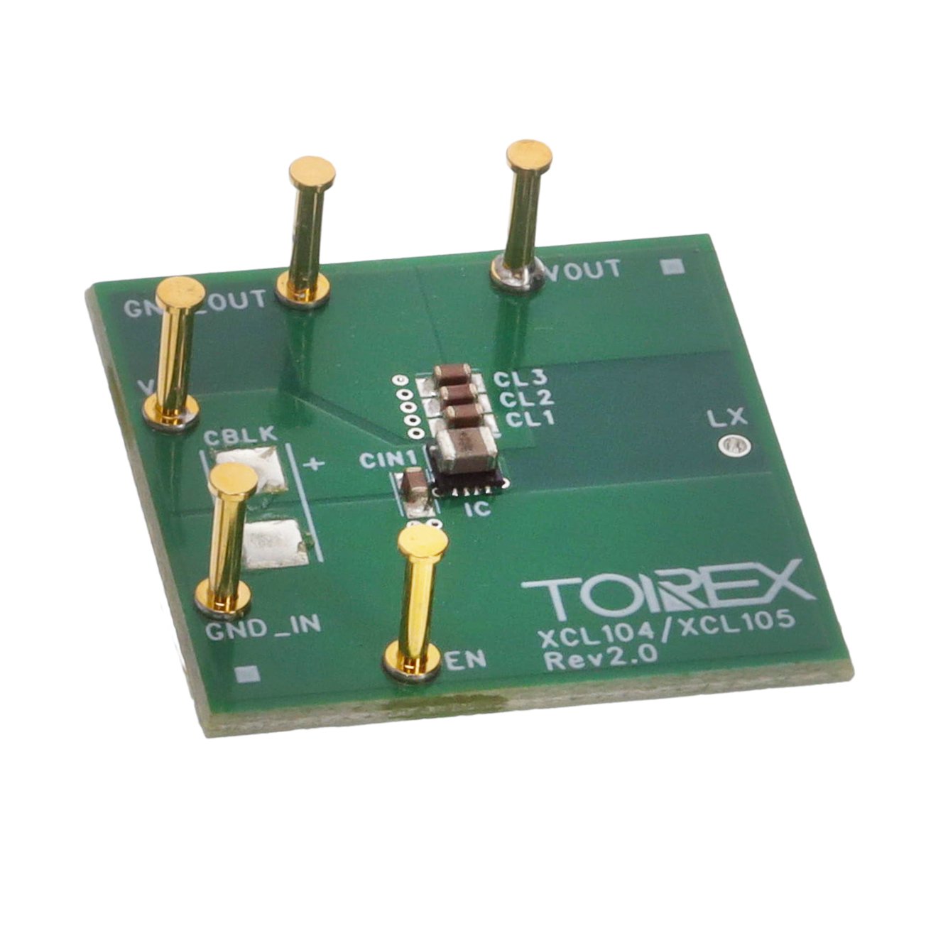 【XCL105D331H2-EVB-01】EVAL BOARD FOR XCL105D331H2G