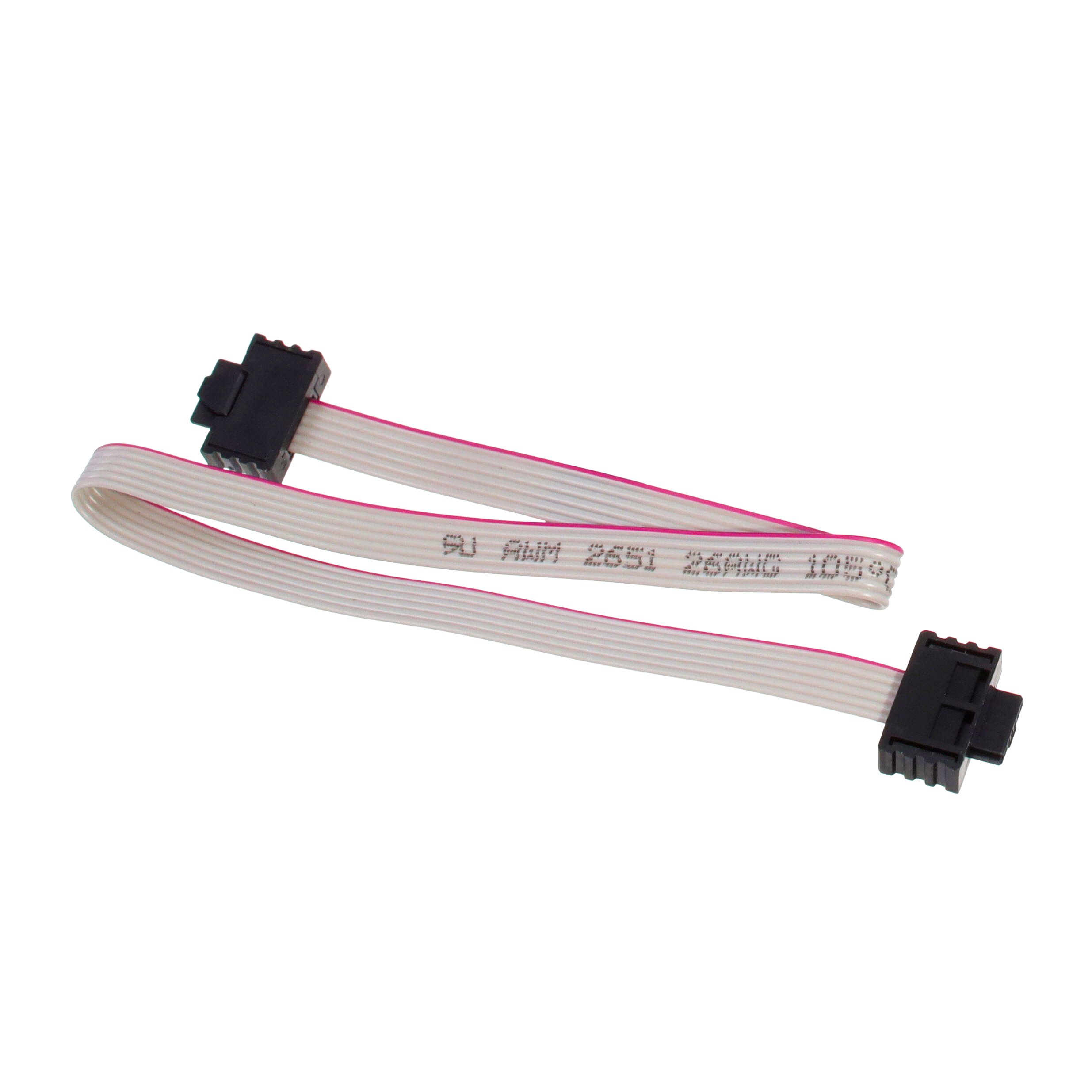 6 POS F/F SIL IDC CABLE 300MM