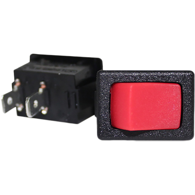 【VRS-1-Q2PSI-19RNN-0】ROCKER SWITCH BLACK W/RED ACTUAT